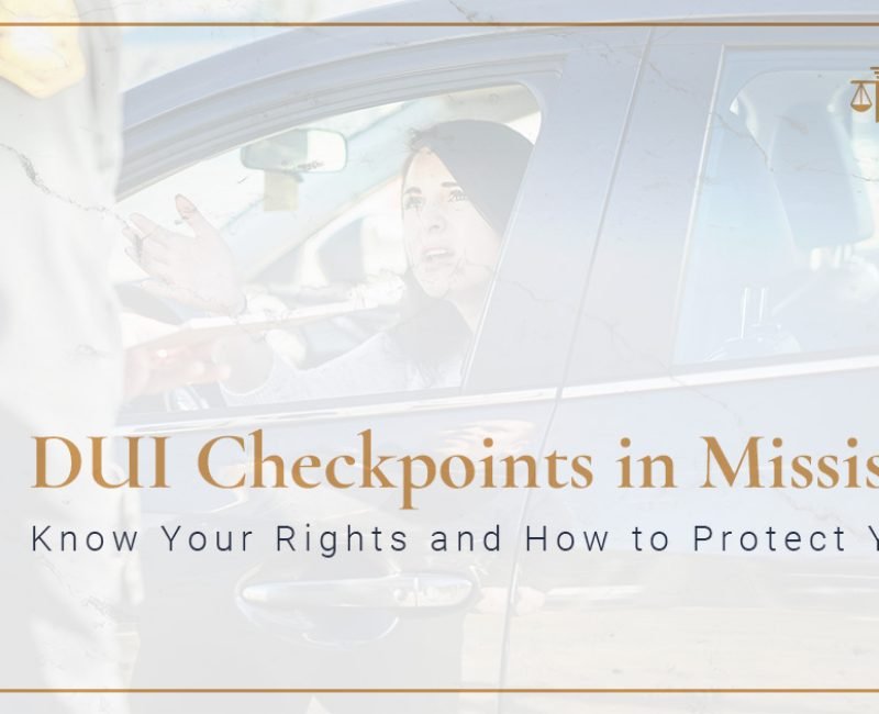 A law enforcement officer speaking to a driver at a Mississippi DUI checkpoint, illustrating legal rights and checkpoint procedures.